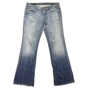 Citizens of Humanity Kelly 001 Low Waist Bootcut Jeans Blue Sz 30 Stretch Denim